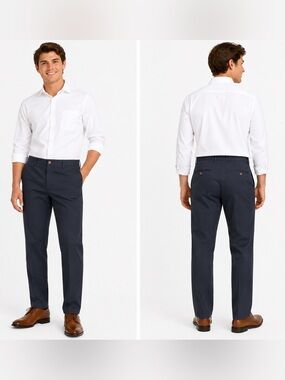 Goodthreads Men’s Navy Dress Pants 36x28 skuA